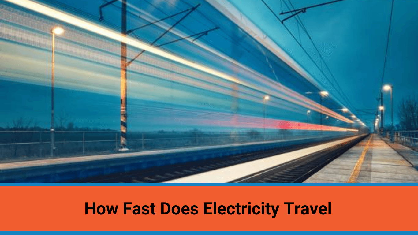 electricity travel light speed